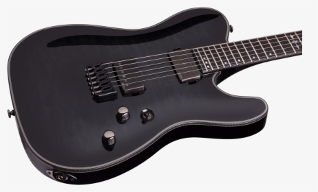 Schecter E-gitarre Hellraiser Hybrid Pt Trans Black - Schecter C1 Platinum Satin Black, HD Png Download, Transparent PNG