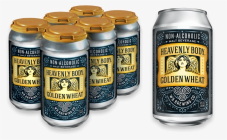 Heavenly Body Na Golden Wheat - Wellbeing Brewing Co Heavenly Body Golden Wheat Beer, HD Png Download, Transparent PNG