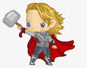 Chibi Thor Pictures And Ideas On Stem Education Caucus - Thor Cartoon Png, Transparent Png, Transparent PNG