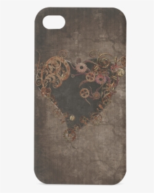 A Decorated Steampunk Heart In Brown Hard Case For - Mobile Phone Case, HD Png Download, Transparent PNG