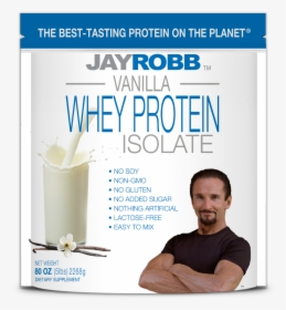 Jay Robb Vanilla Whey Protein Isolate - Jay Robb Protein, HD Png Download, Transparent PNG