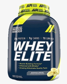 Picture Of Api Whey Elite 5lb - Whey Elite Protein Banana, HD Png Download, Transparent PNG