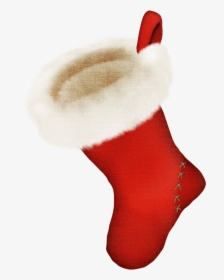Stockings Socks Transprent Png Free Download Fur - Christmas Stocking, Transparent Png, Transparent PNG