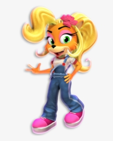 Made My Own Coco Bandicoot Model As Referenced From - Crash Bandicoot N Sane Trilogy Coco, HD Png Download, Transparent PNG