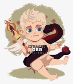 Ineffable Husbands In The Garden 👼🐍🍎 get It On Merch - Cartoon, HD Png Download, Transparent PNG