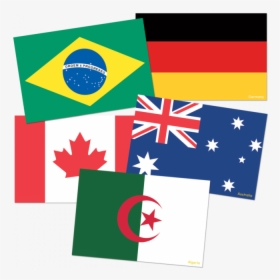 Cut Out Cards - Australia New Zealand Canada At United States, HD Png Download, Transparent PNG