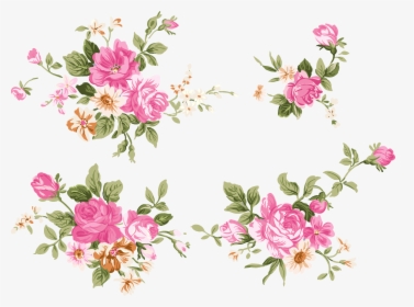 Flower Watercolor Painting Clip - Transparent Chinese Flowers Png, Png Download, Transparent PNG