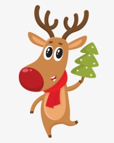Reindeer Christmas, HD Png Download, Transparent PNG