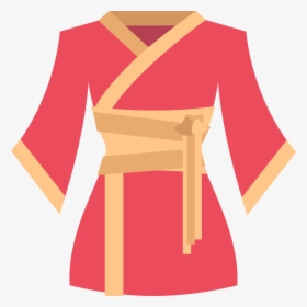 Red Kimono Clipart, HD Png Download, Transparent PNG