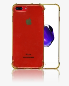 Iphone 7 Plus/8 Plus Clear Case With Air Cushion Gold, HD Png Download, Transparent PNG