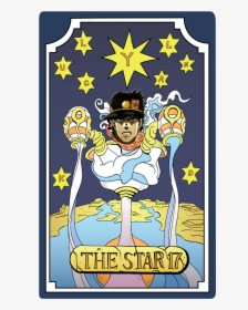 Star Tarot Card Jojo, HD Png Download, Transparent PNG