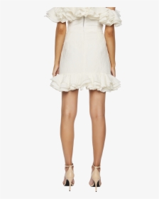 Ruffle Skirt In Colour Cloud Dancer - Cocktail Dress, HD Png Download, Transparent PNG
