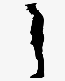 Police Officer Silhouette 0 - Woman Police Officer Silhouette, HD Png Download, Transparent PNG