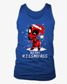 Merry Kiss My Ass Sexy Santa Deadpool Christmas Shirts - T-shirt, HD Png Download, Transparent PNG