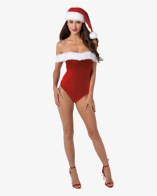 Dreamgirl Off The Shoulder Christmas Teddy - Costume Hat, HD Png Download, Transparent PNG
