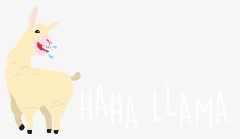Haha Llama - Cartoon, HD Png Download, Transparent PNG