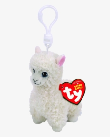 Lily The Cream Llama Clip Beanie Babies   Title Lily - Ty Llama Stuffed Animal, HD Png Download, Transparent PNG