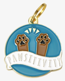 Pet Id Tag Made Of Gold Plated Brass And Turquoise - Locket, HD Png Download, Transparent PNG