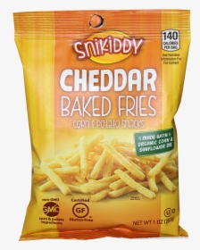 Healthy Office Snack, Snikiddy Cheddar Baked Fries - Snikiddy Baked Fries Cheddar, HD Png Download, Transparent PNG