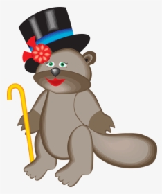 Beaver In A Top Hat, HD Png Download, Transparent PNG