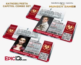 The Hunger Games Inspired Capitol Identification Card - Capitol Peacekeeper Hunger Games, HD Png Download, Transparent PNG