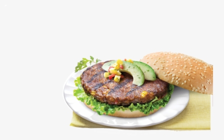 Prepare Gardein™ Black Bean Burger According To Packaging - Gardein Chipotle Black Bean Burger, HD Png Download, Transparent PNG