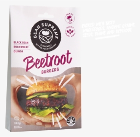 Beetroot Black Bean Burgers, HD Png Download, Transparent PNG