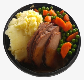Roast Beef Dinner - Mashed Potato, HD Png Download, Transparent PNG