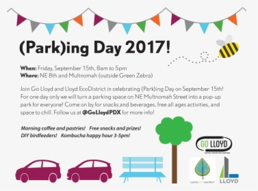 Parking Day Flyer - City Car, HD Png Download, Transparent PNG
