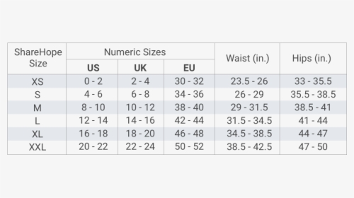 nike tights size guide
