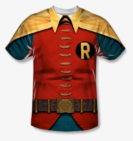 Batman Classic Tv/robin Costume - Batman Robin T Shirt, HD Png Download, Transparent PNG