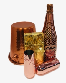 Copper Anniversary Champagne Gift Basket, Copper Anniversary - Beer Bottle, HD Png Download, Transparent PNG