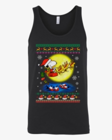 Snoopy Woodstock Peanuts Sweatshirt Merry Christmas - T-shirt, HD Png Download, Transparent PNG