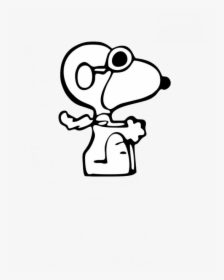 Snoopy Png Clipart Image - Red Baron Snoopy Drawing, Transparent Png, Transparent PNG