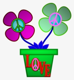 ☮❤ /jlb Love Signs, Peace Signs, 60s Art, Hippie Life - Flower Vase Png Clipart, Transparent Png, Transparent PNG