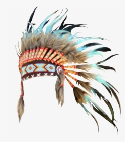 #freetoedit #headdress #nativeamerican #feathers #tribe - Headpiece, HD Png Download, Transparent PNG