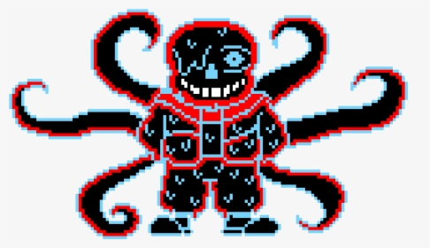 Killer Sans Pixel Art, HD Png Download , Transparent Png Image - PNGitem