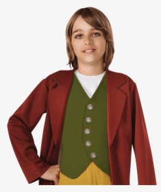 The Hobbit Boys Bilbo Baggins Costume - Lord Of The Rings Frodo Costume, HD Png Download, Transparent PNG