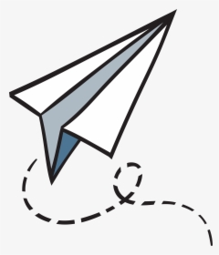 Airplane Clip Paper, Picture - Paper Plane Vector Png, Transparent Png, Transparent PNG