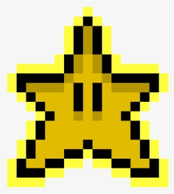 Pixel Art Mario Star, HD Png Download, Transparent PNG