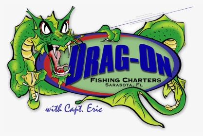 Drag-on Fishing Charters - Cartoon, HD Png Download, Transparent PNG