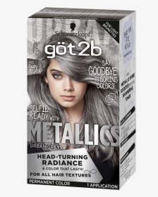 Us G2b Metallics Le Pd 72 - Got2b Metallic Hair Dye, HD Png Download, Transparent PNG