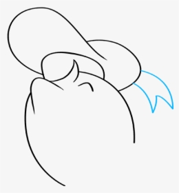 How To Draw Donald Duck - Line Art, HD Png Download, Transparent PNG