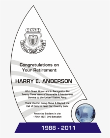 Congratulations On Your Retirement, Harry E - Retirement Quotes Plaques, HD Png Download, Transparent PNG