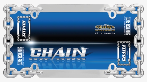 Chain Chrome License Plate Frame, HD Png Download, Transparent PNG