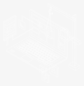 Computer Outline - - Jhu Logo White, HD Png Download, Transparent PNG