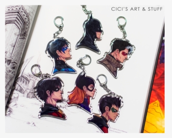 Image Of Dc Bust Keychains {preorder} - Cartoon, HD Png Download, Transparent PNG