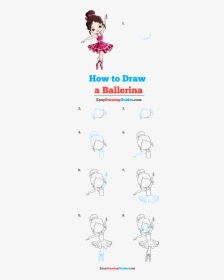 How To Draw Ballerina - Drawing, HD Png Download, Transparent PNG