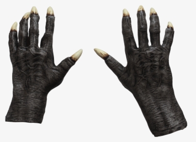 Monster Claws Gray   Class - Creature Gloves Costume, HD Png Download, Transparent PNG