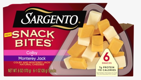 Sargento® Snack Bites® Colby Monterey Jack Natural - Sargento Cheese, HD Png Download, Transparent PNG